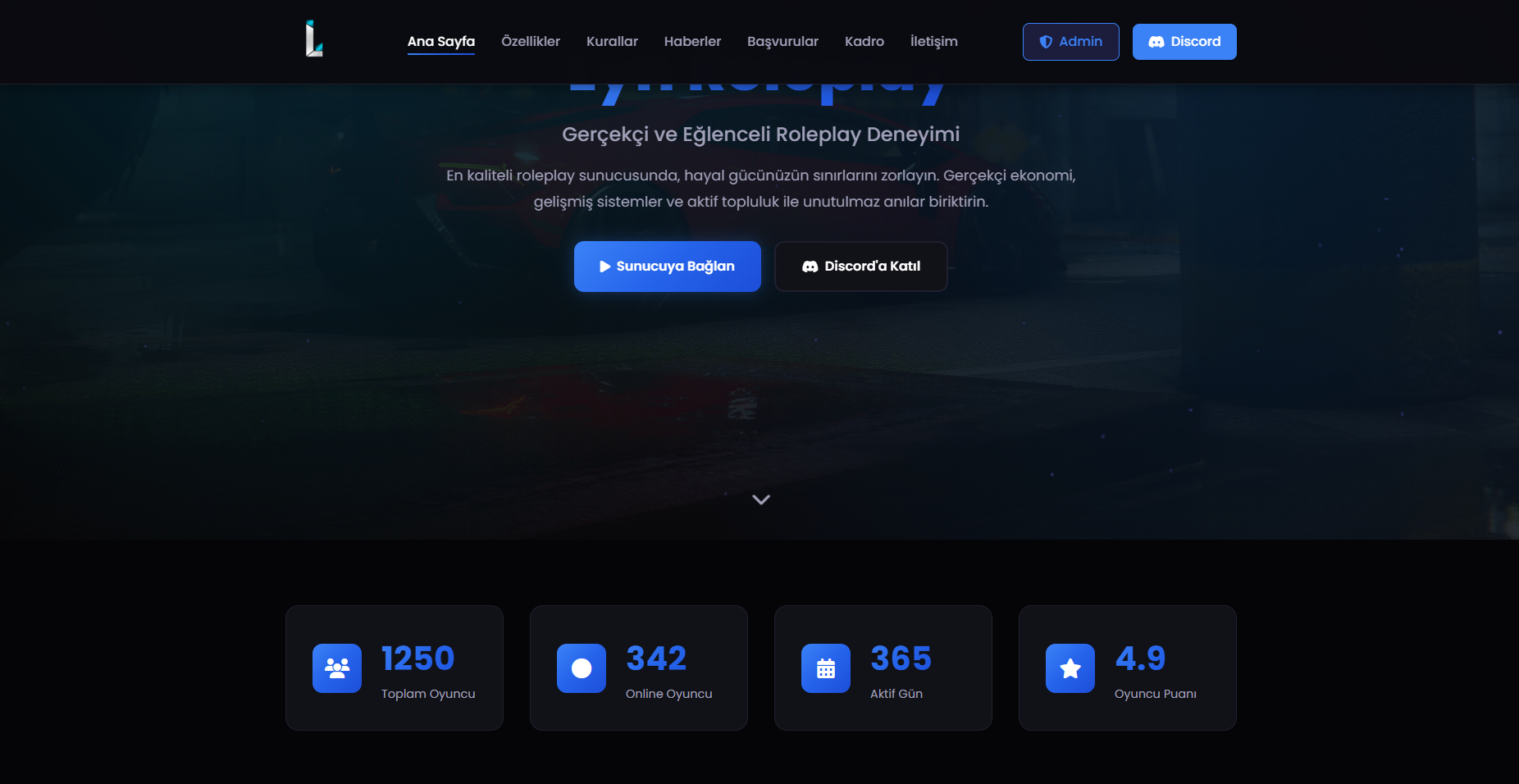 FiveM Proffessional Web #2 - Görsel 2