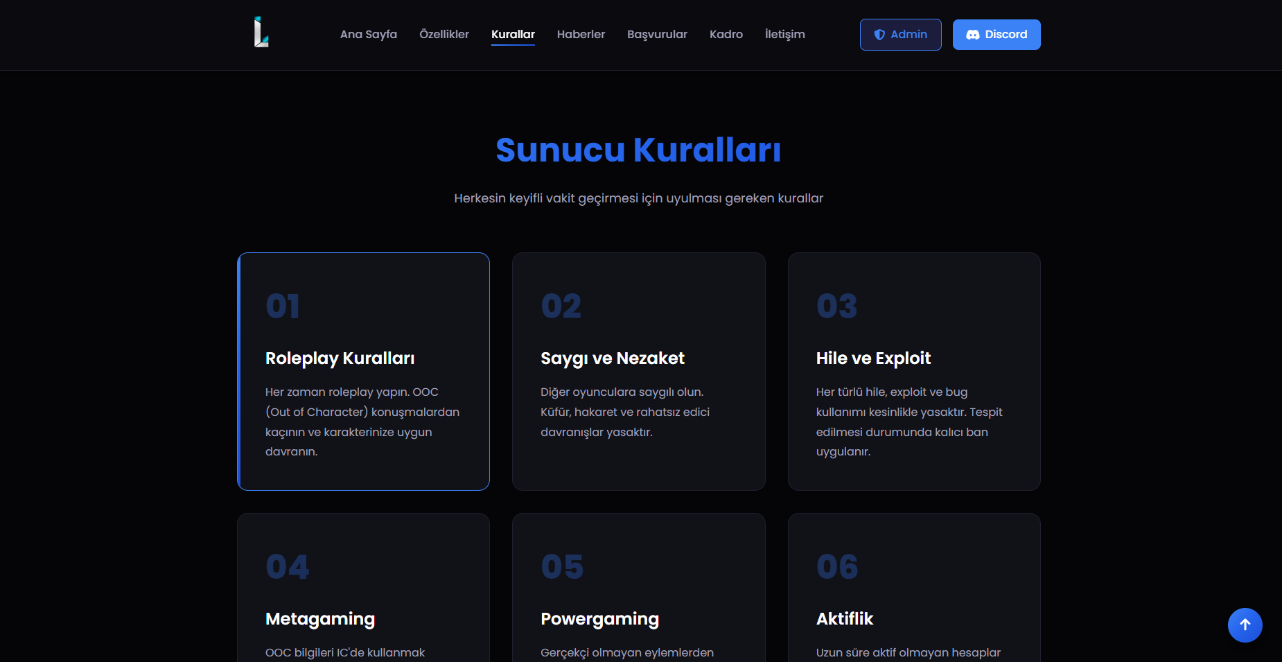 FiveM Proffessional Web #2 - Görsel 4